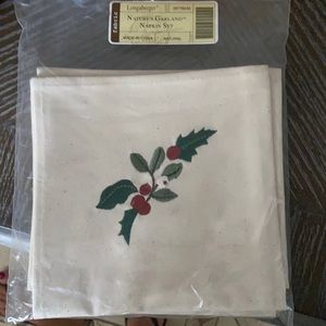 Natures Garland napkins set-2 pack total of 4 napkins
